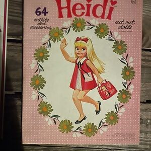 Heidi Cut-Out Dolls Booklet - Pink Cover